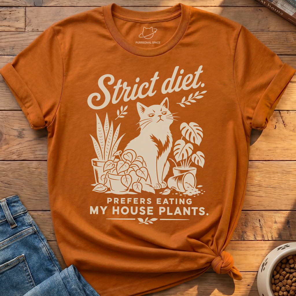 Strict Diet House Plants T-Shirt