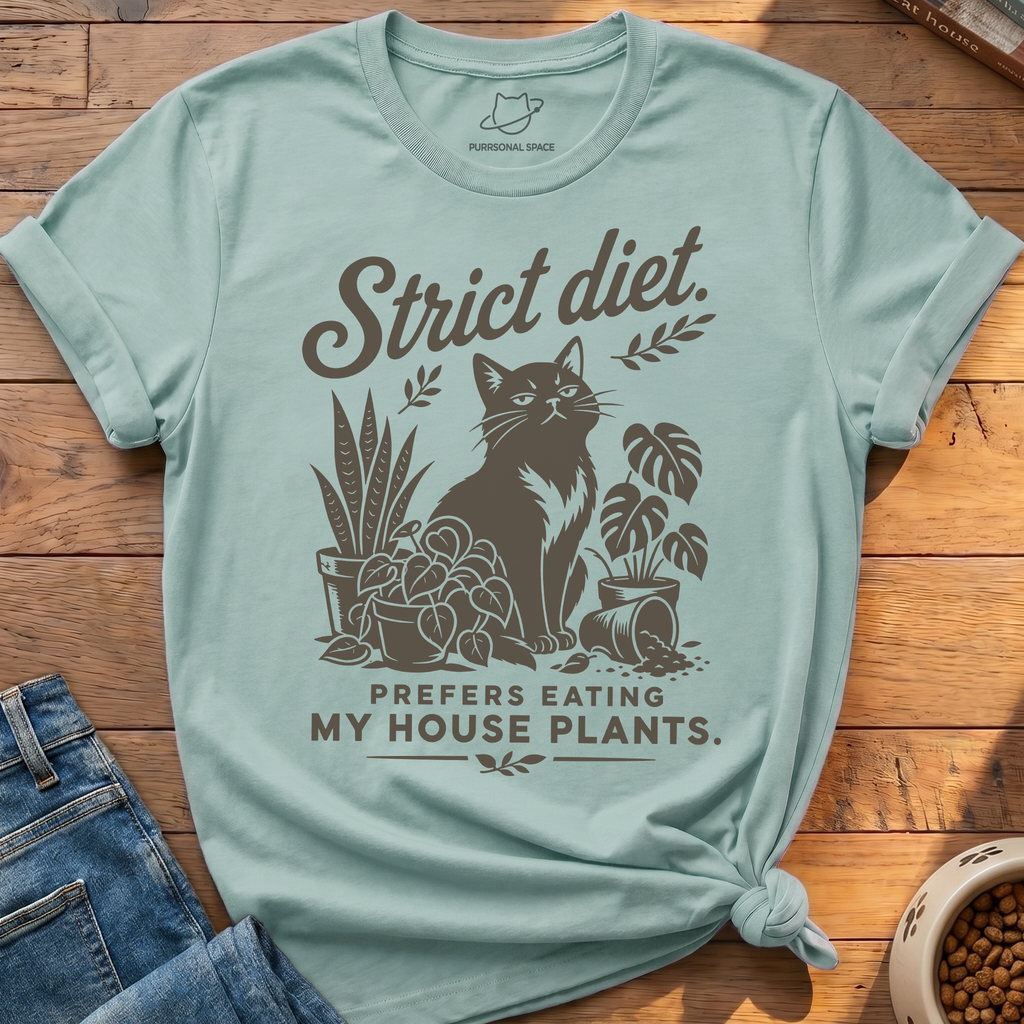 Strict Diet House Plants T-Shirt