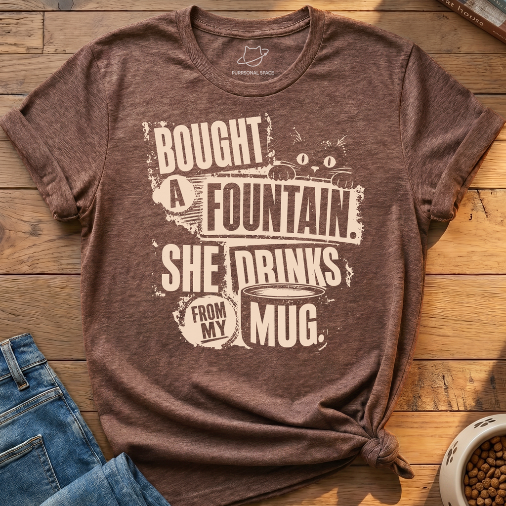 Drinks From My Mug T-Shirt