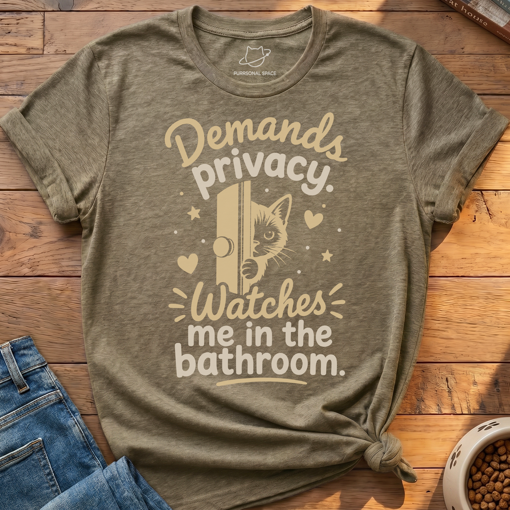 Watches me in Bathroom T-Shirt
