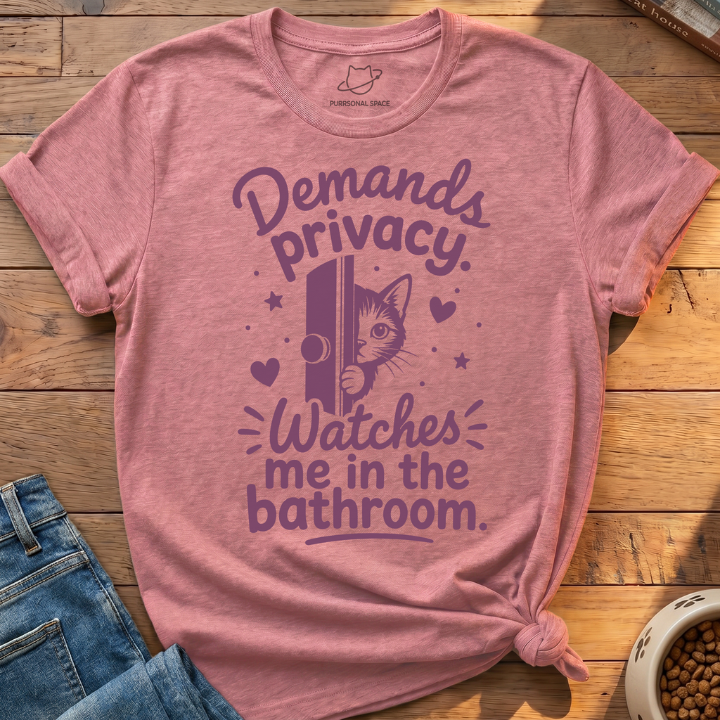 Watches me in Bathroom T-Shirt
