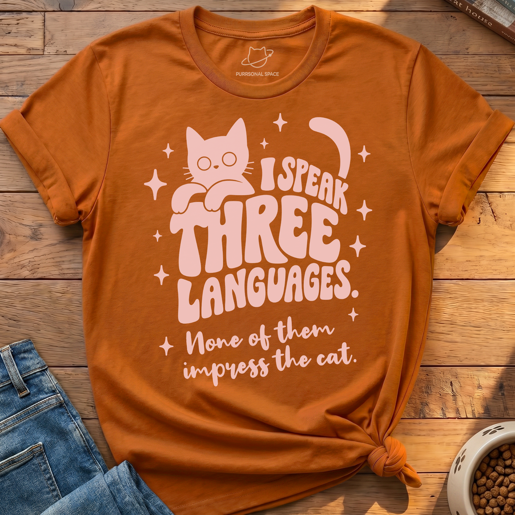 Speak Three Languages T-Shirt