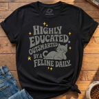 Outsmarted By A Feline T-Shirt