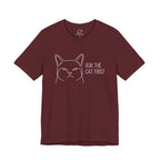 Ask The Cat First T-Shirt - Adult Unisex