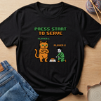 Press Start To Serve T-Shirt - Adult Unisex