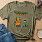 Press Start To Serve T-Shirt - Adult Unisex